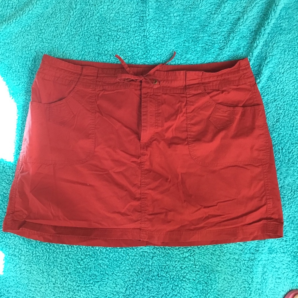 Fire Engine Red Skort